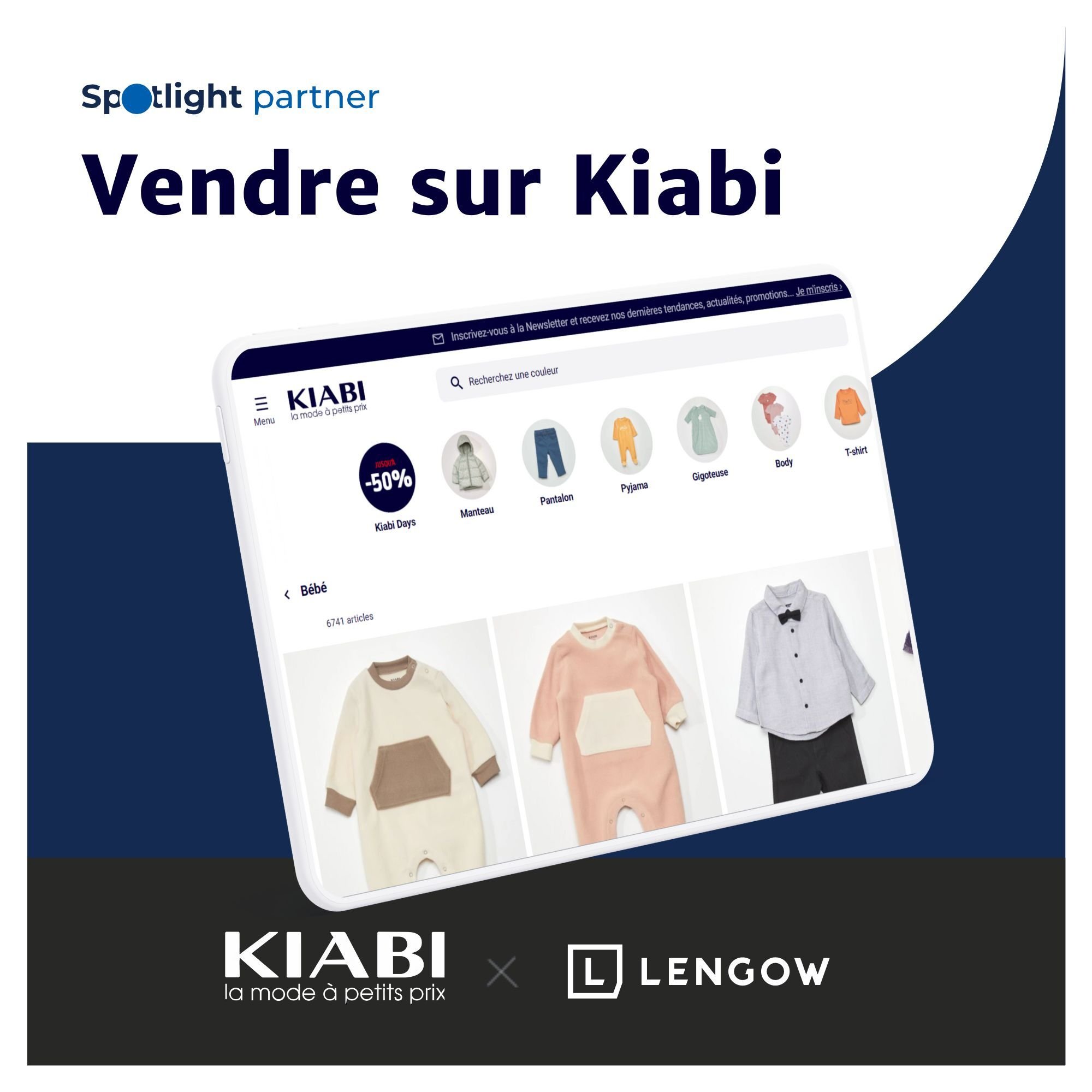 Gagnez en visibilité et augmentez vos ventes sur Kiabi avec Lengow