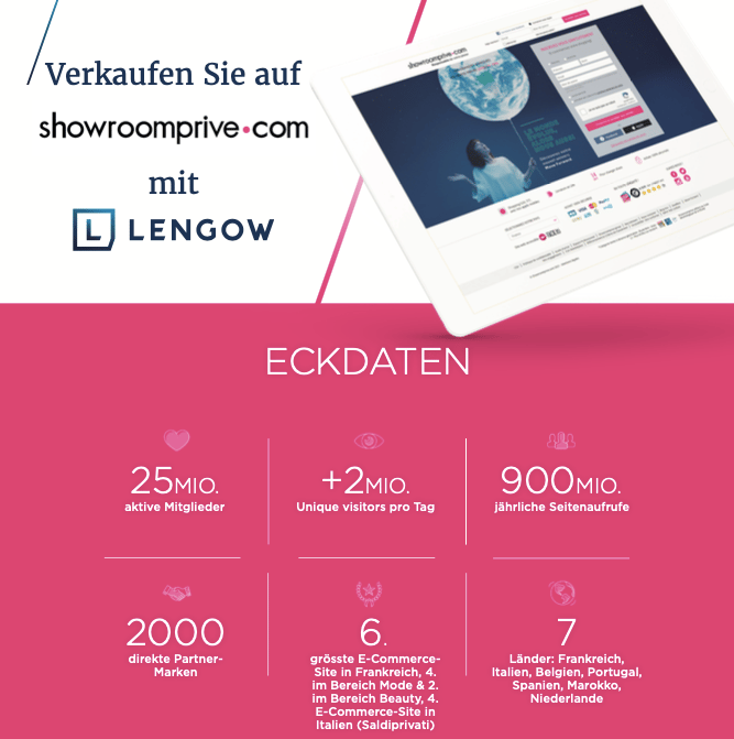 Showroomprivé, eine der Top-E-Commerce-Adressen in Frankreich & Italien
