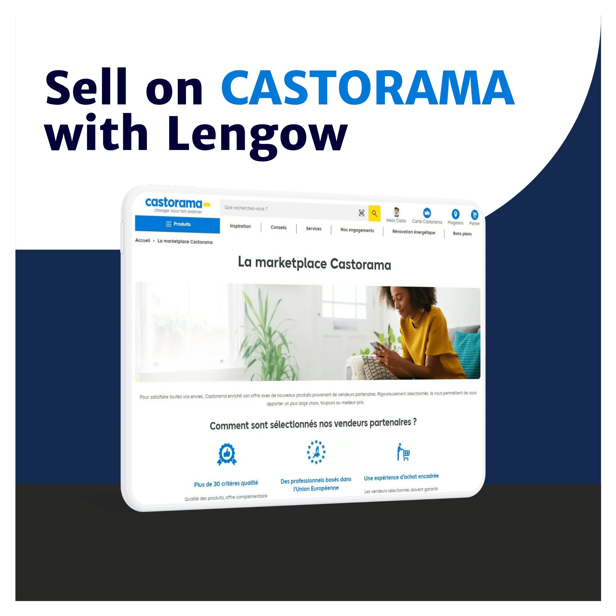 Gain visibility and maximise your sales on Castorama with Lengow
