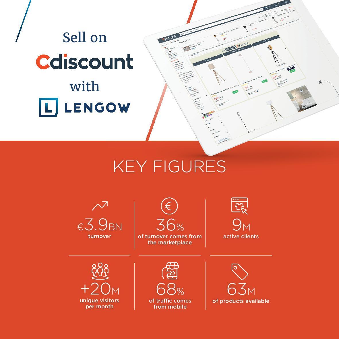 Gain visibility and maximise your sales on Cdiscount with Lengow