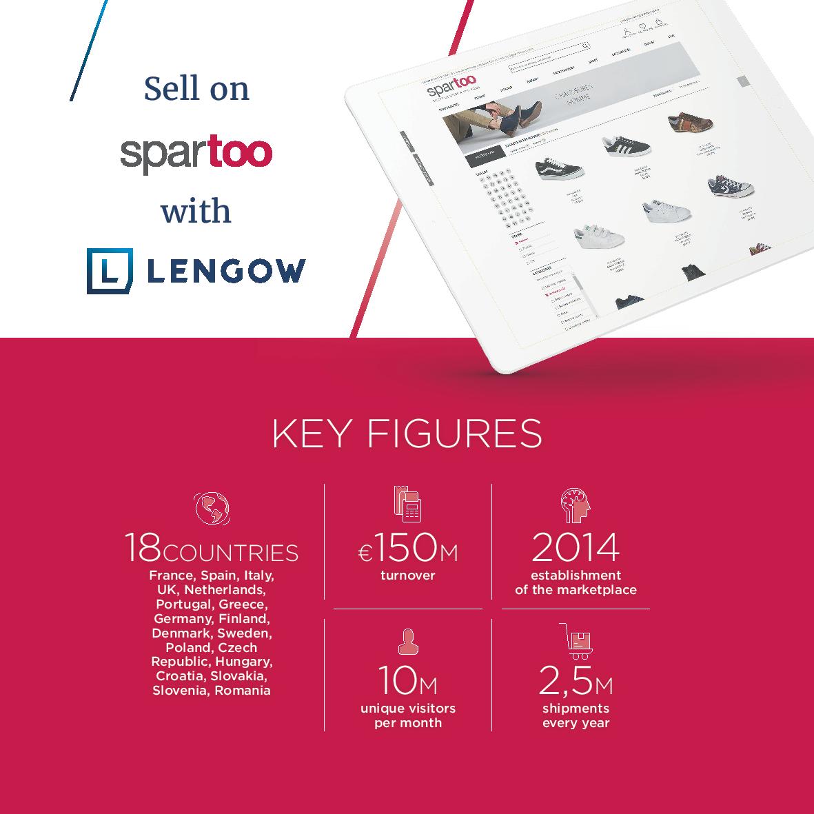 Choose Spartoo with Lengow to sell fashion clothing