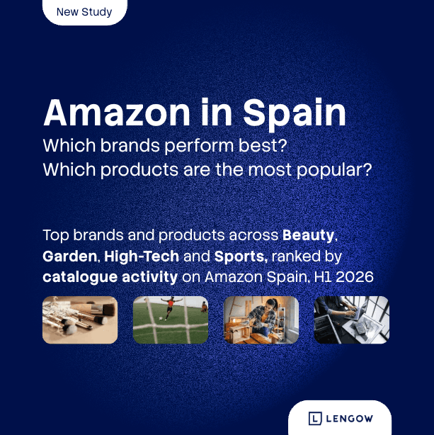 Which brands actually are the most active on Amazon Spain