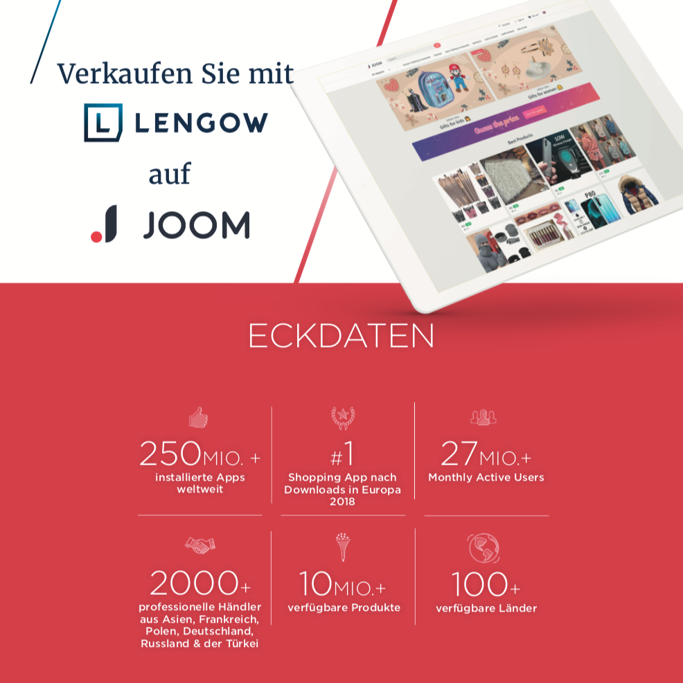 Erhöhen Sie Ihre Sichtbarkeit und steigern Sie Ihre Verkäufe mit Joom und Lengow
