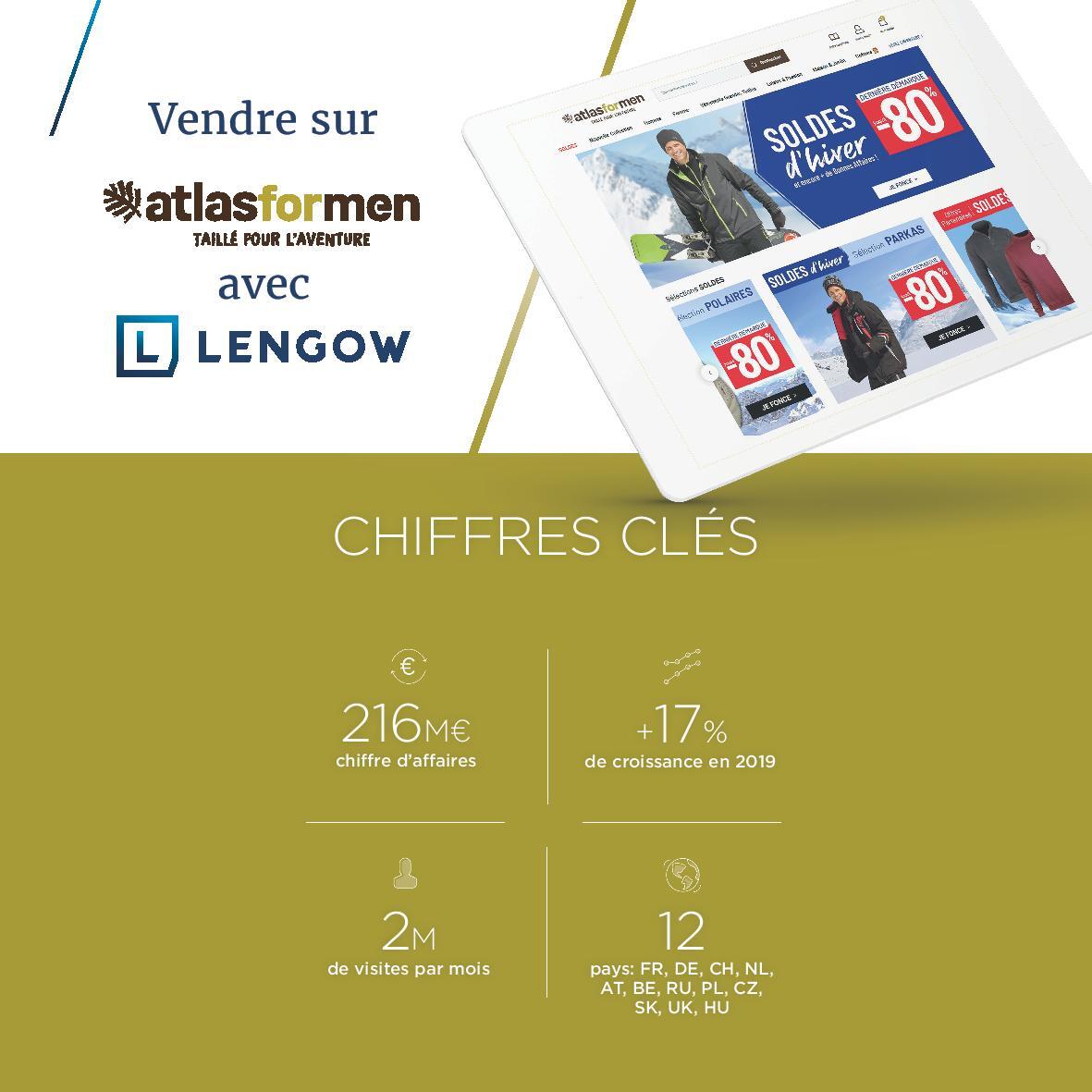 Gagnez en visibilité et boostez vos ventes sur Atlas For Men avec Lengow