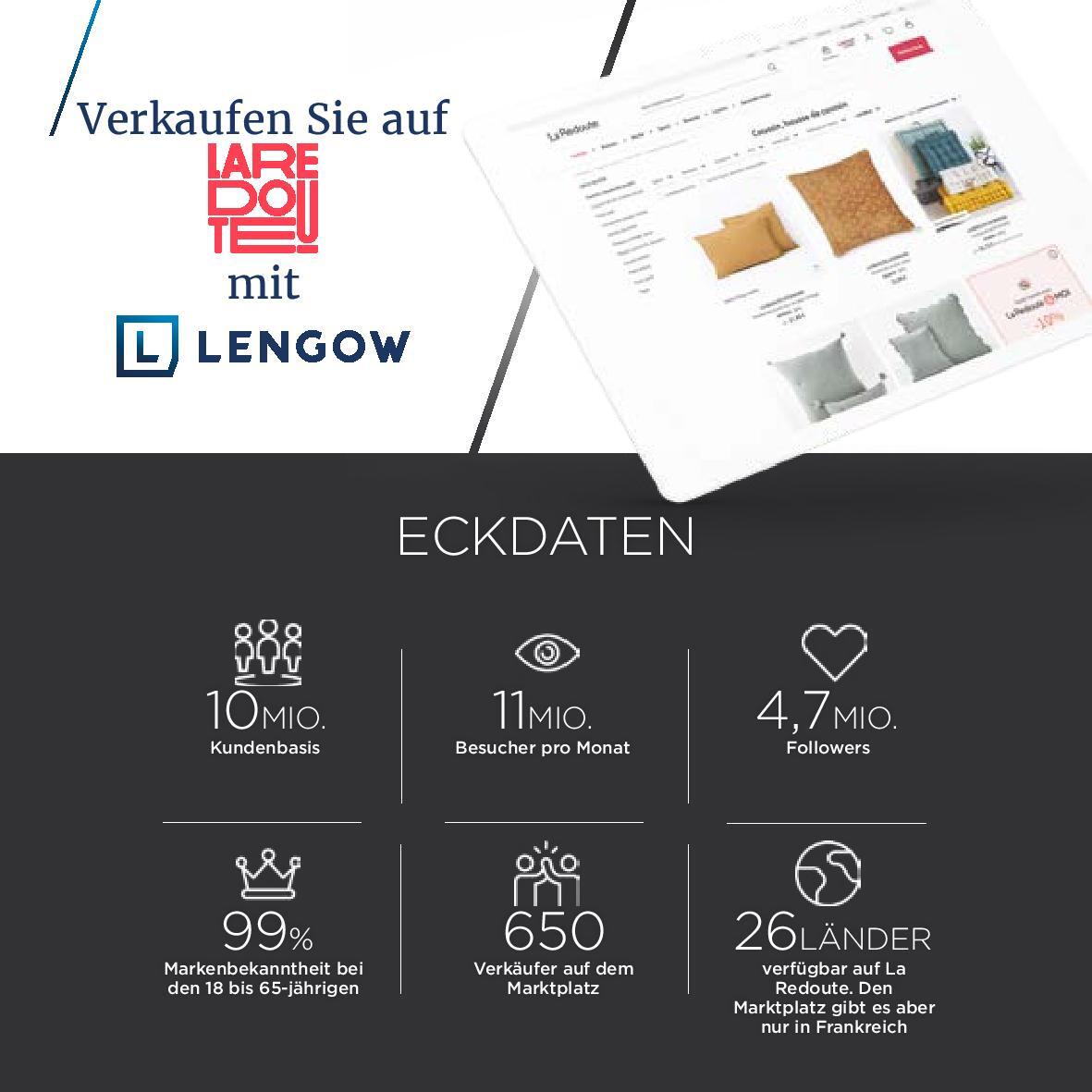 Verkaufen Sie auf La Redoute, einem der bekanntesten Marktplätze in Frankreich: