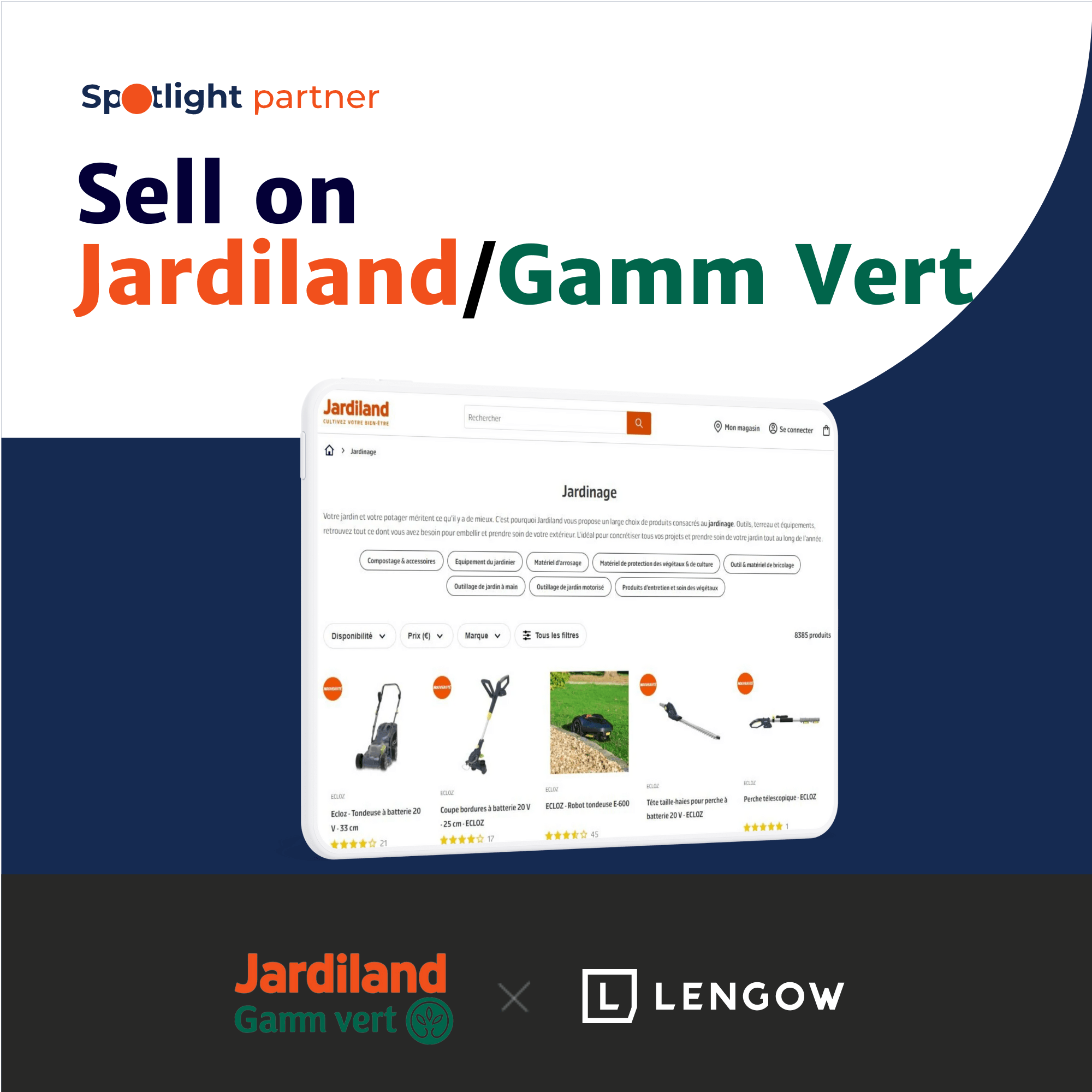 Gewinnen Sie an Sichtbarkeit und steigern Sie Ihre Umsätze mit Jardiland-Gamm Vert