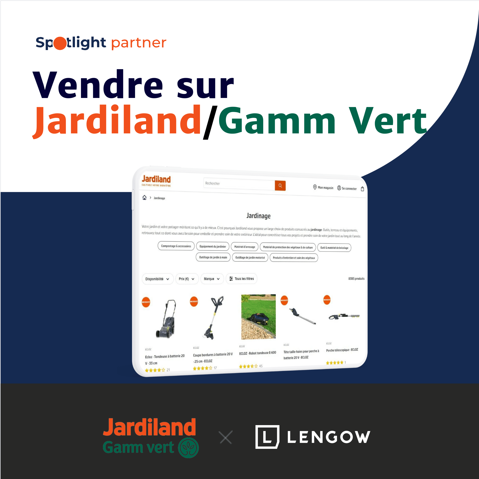 Gagnez en visibilité et augmentez vos ventes sur Jardiland-Gamm Vert avec Lengow
