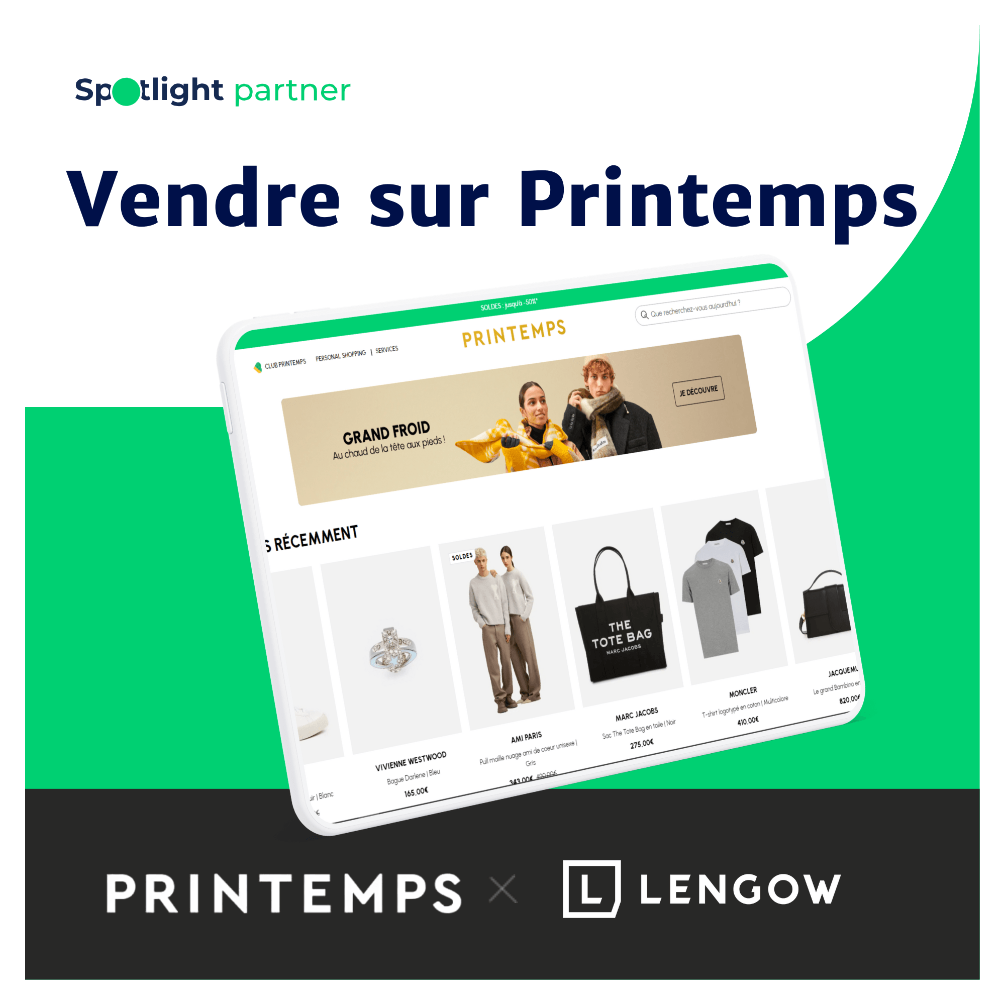 Gagnez en visibilité et augmentez vos ventes sur Printemps avec Lengow