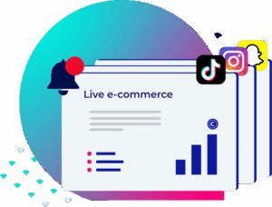 Different interface coming from different channels such as TikTok or Instgram