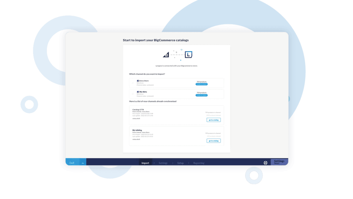 1.Step import Select Channel