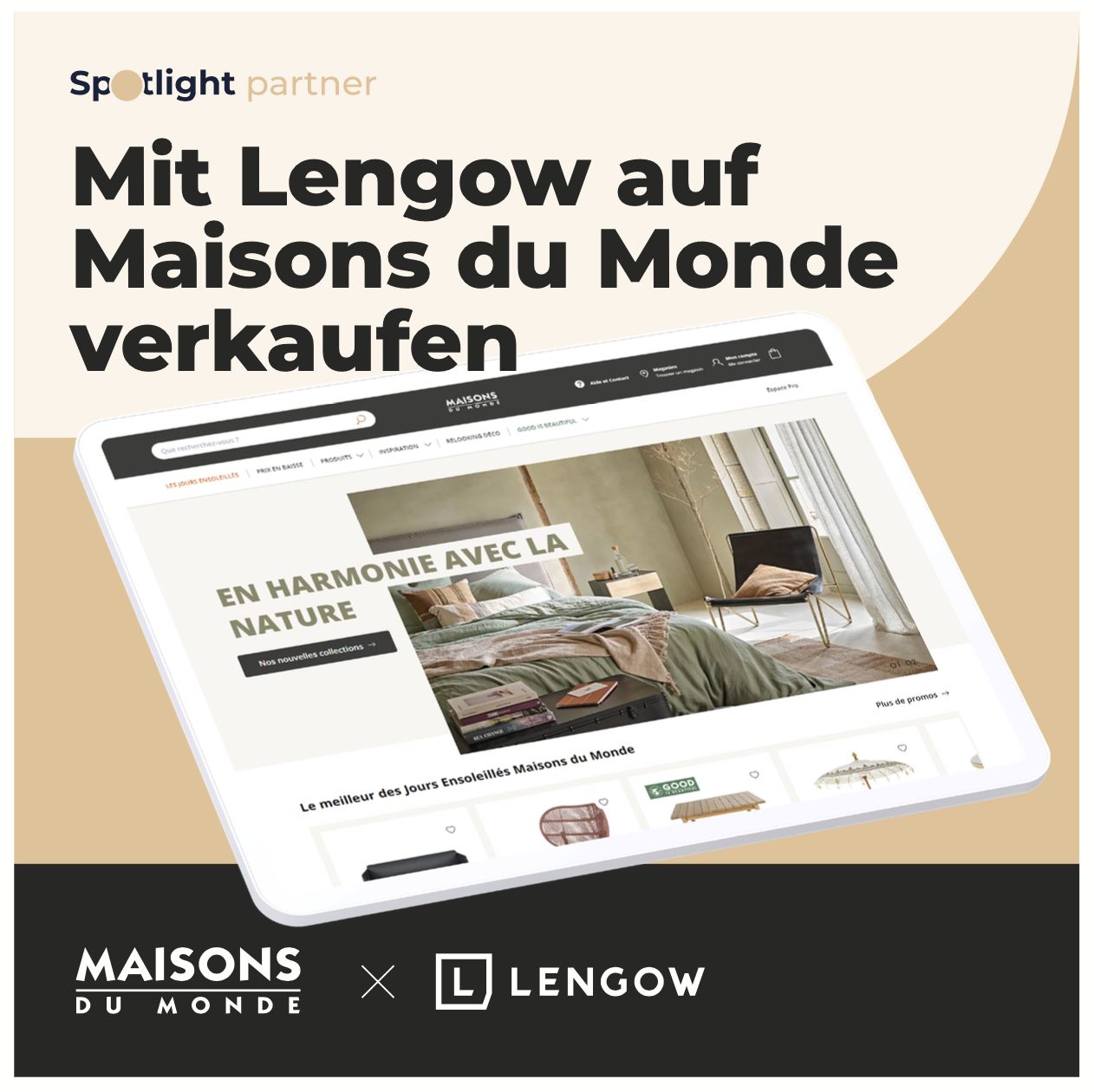 Auf Maisons du Monde verkaufen