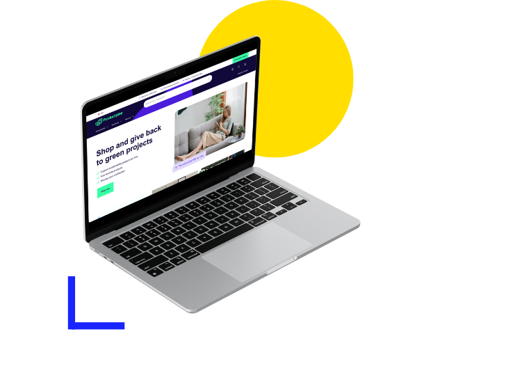 Productpine website to see on laptop (mockup)