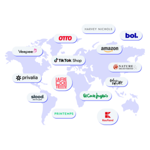 Graph showing beauty marketplaces at Lengow