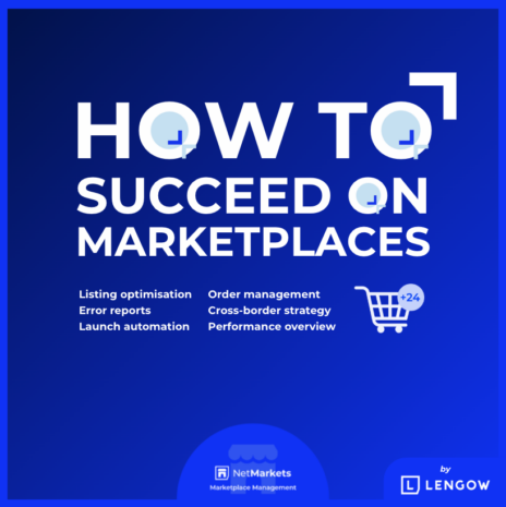 Cover of Lengow's eBook: How to succeed on Marketplaces