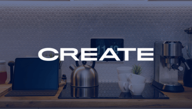 Create logo on dark blue background